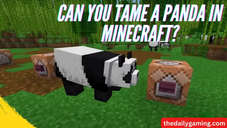 Can You Tame a Panda in Minecraft?