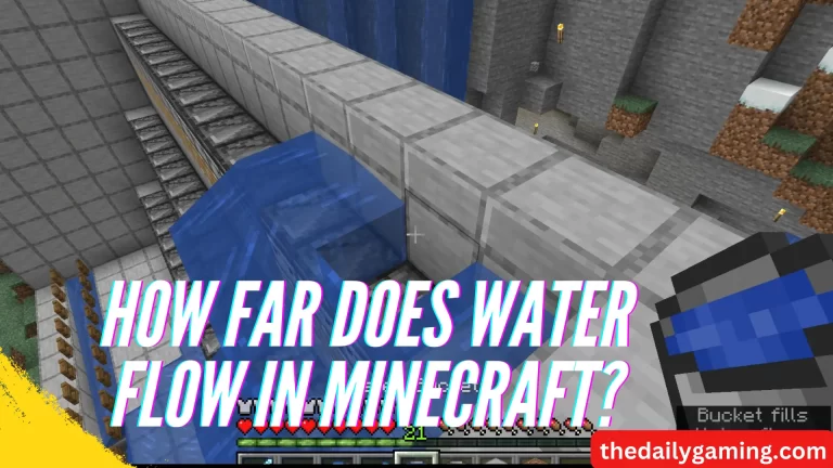 How Far Does Water Flow in Minecraft?