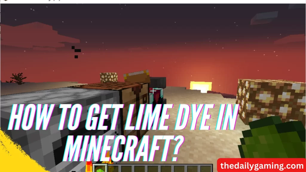 How to Get Lime Dye in Minecraft?