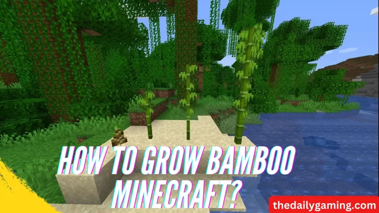 How to Grow Bamboo Minecraft?