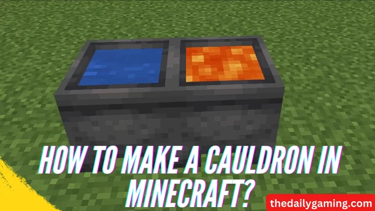 How to Make a Cauldron in Minecraft?