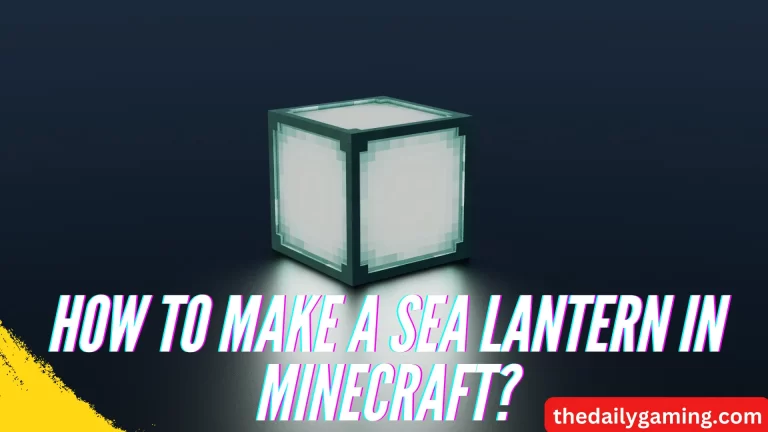 How to Make a Sea Lantern in Minecraft?