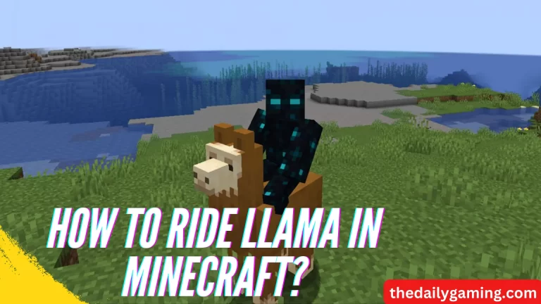 How to Ride Llama in Minecraft?