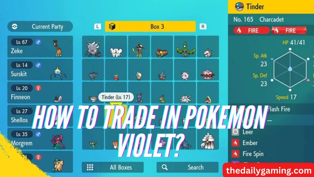 How to Trade in Pokemon Violet