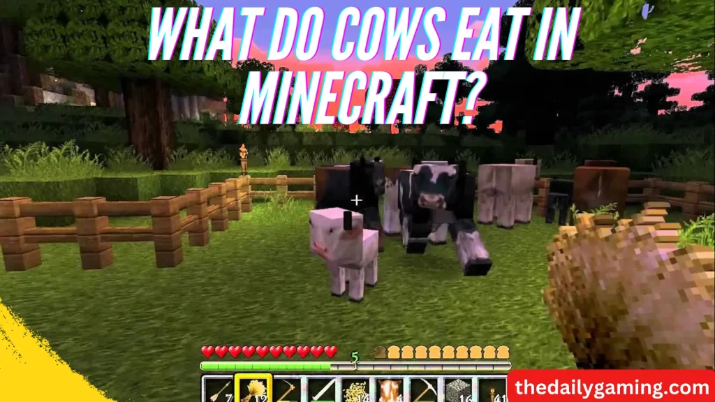 What Do Cows Eat in Minecraft?