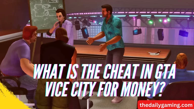 What is the Cheat in GTA Vice City for Money?