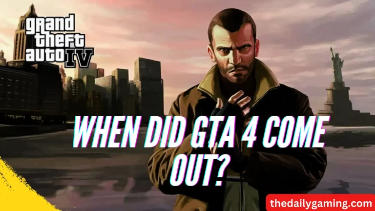 When Did GTA 4 Come Out? A Detailed Overview