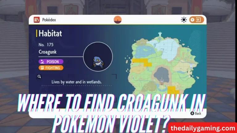 Where to Find Croagunk in Pokemon Violet?