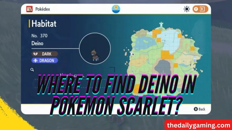 Where to Find Deino in Pokemon Scarlet: A Comprehensive Guide