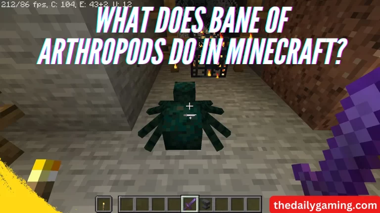 What Does Bane of Arthropods Do in Minecraft?